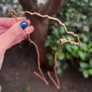 NWT Avigail Adam Gold Hair Chain/Head Band